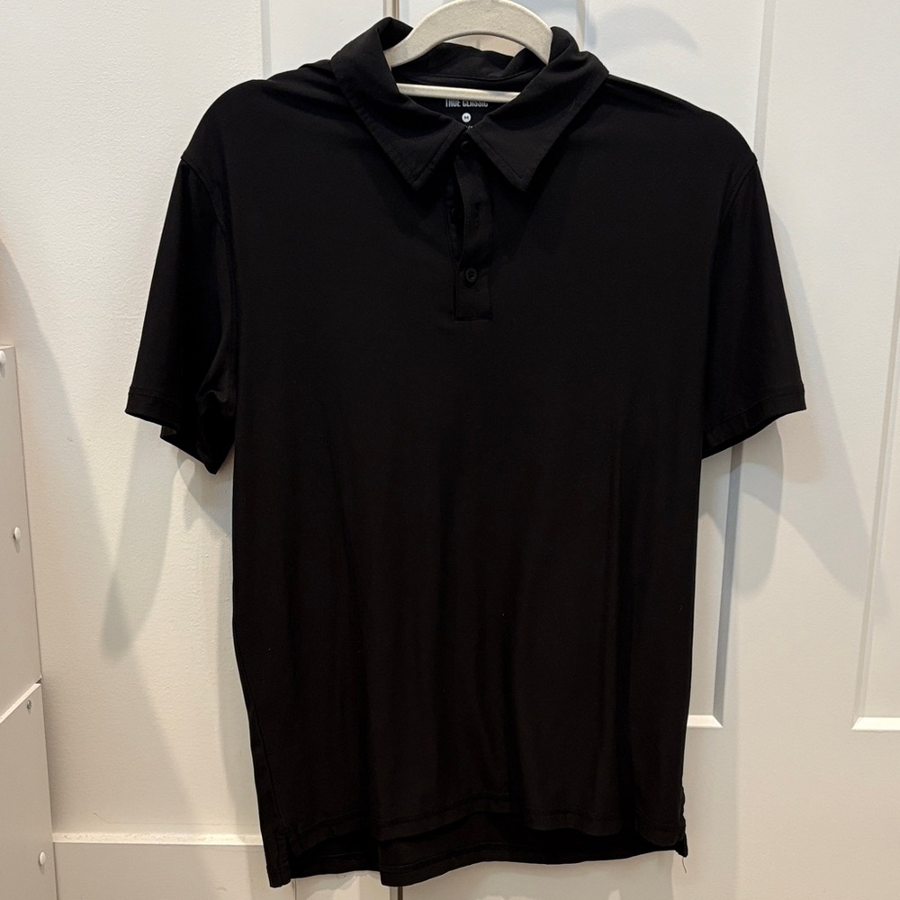 Black Polo Shirt for Men